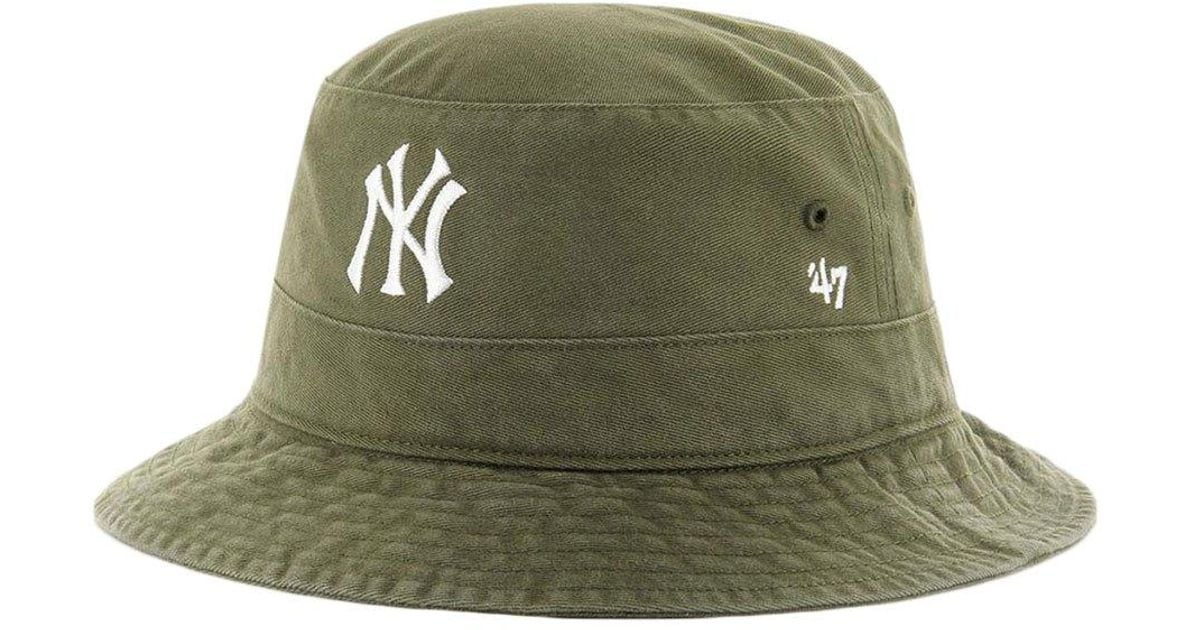 '47 Mlb New York Yankees Bucket Hat in Green for Men Lyst