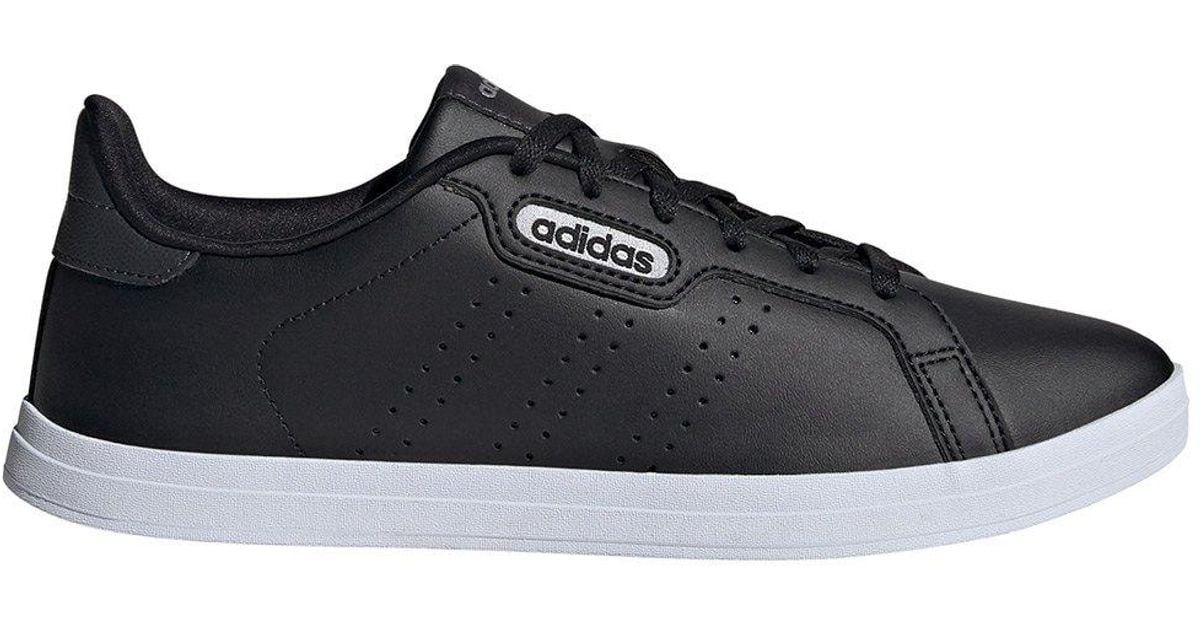 adidas Courtpoint Base Sneakers in Black | Lyst