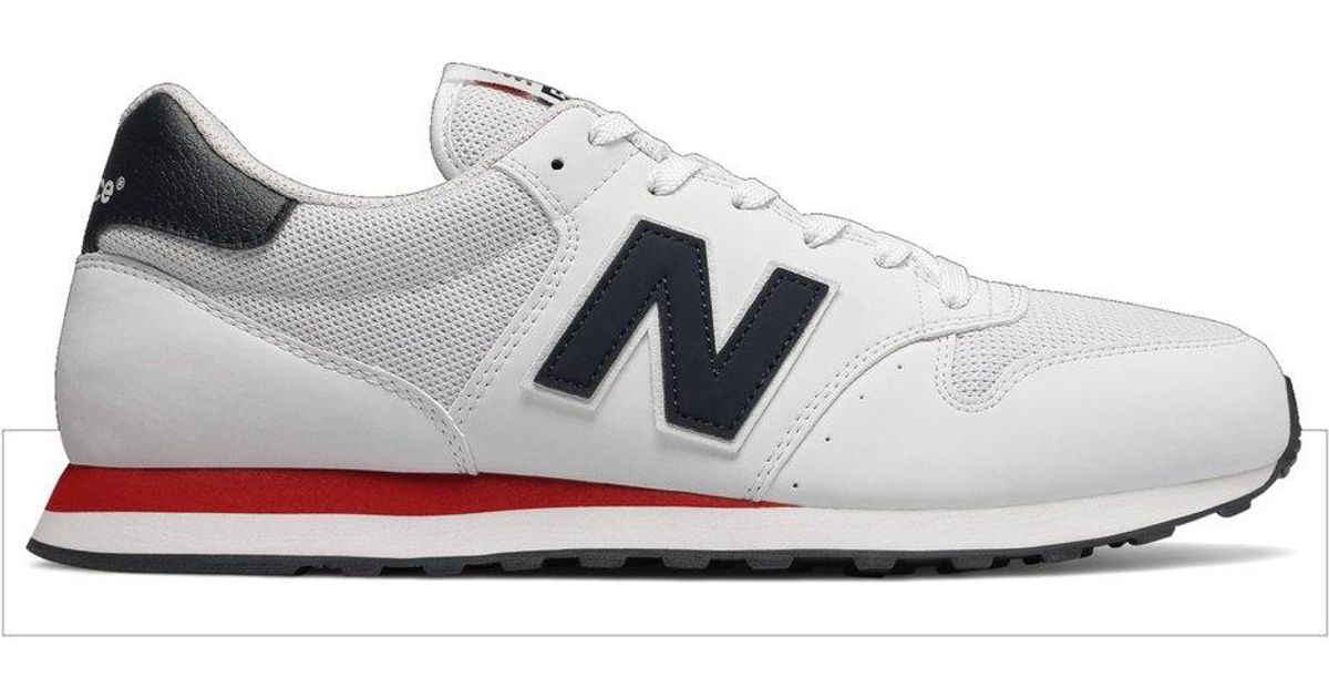 New Balance Trainers 500 Classic in White for Men Lyst