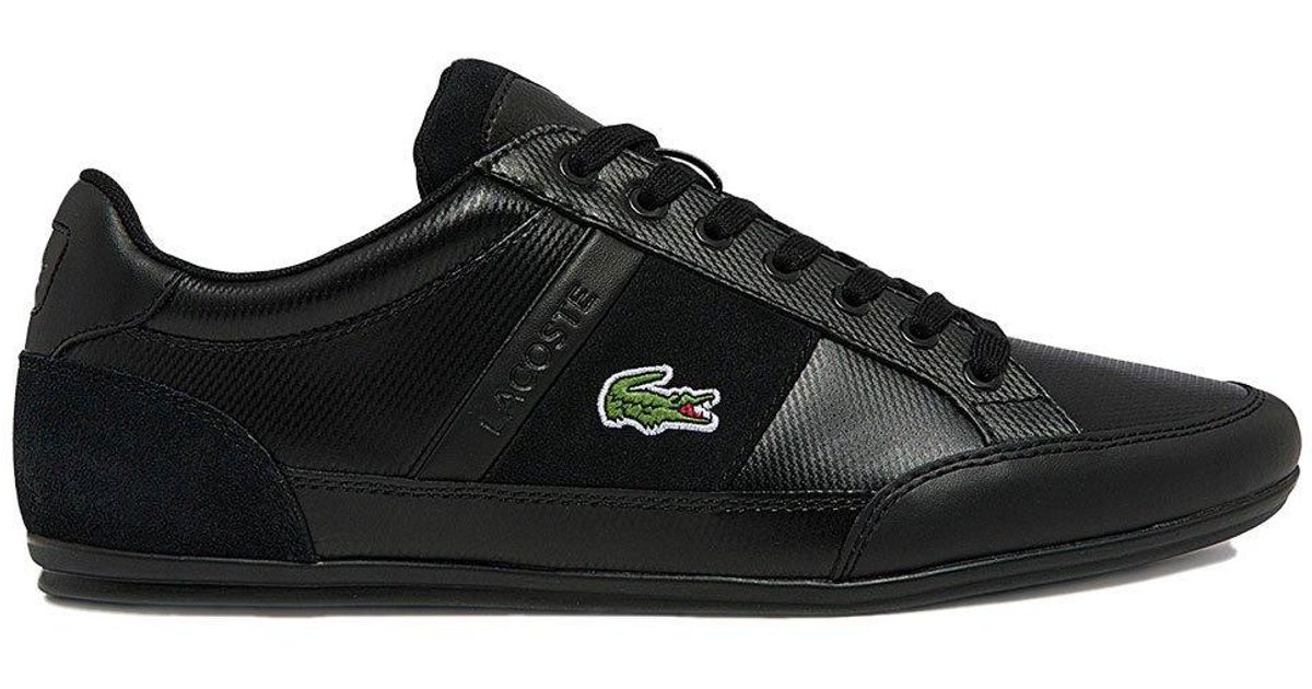 Lacoste Chaymon Bl 22 2 Trainers in Black for | Lyst