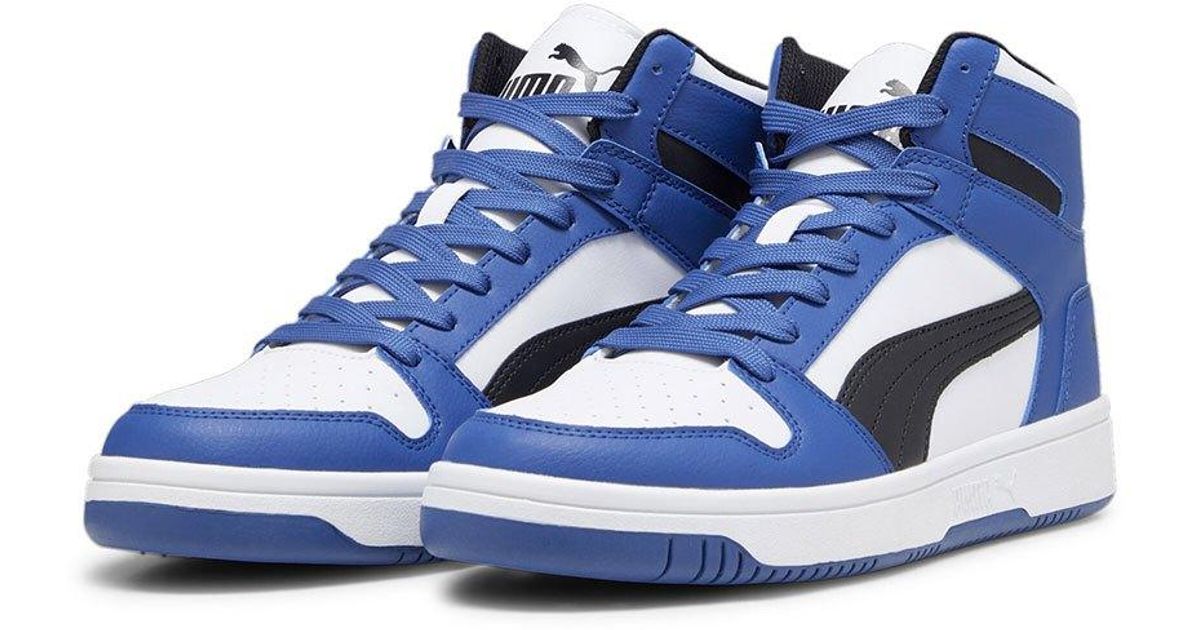 PUMA Rebound Layup S Trainers in Blue for Men Lyst