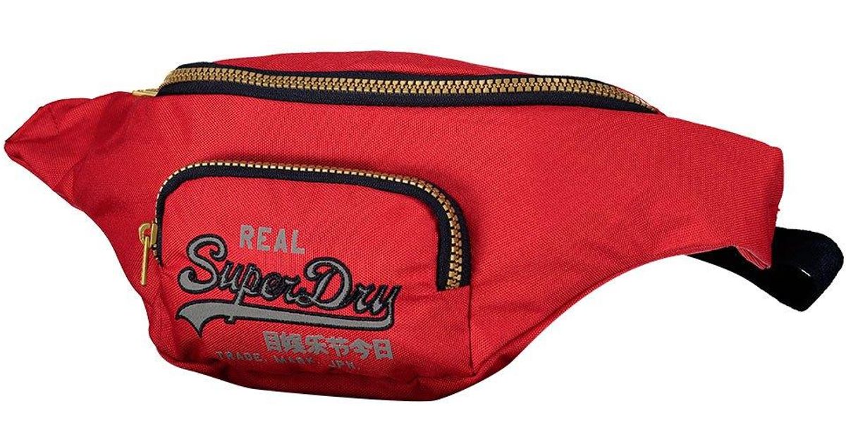 Superdry Cotton Cny Bum Bag in Red - Lyst
