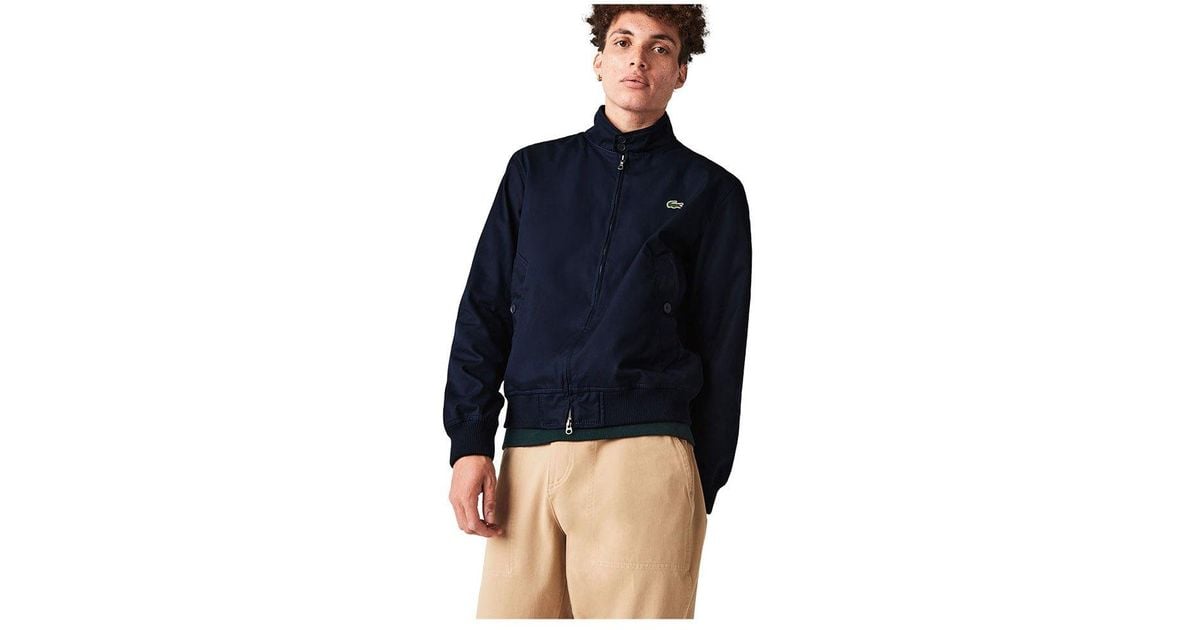 Lacoste Bh1045-00 Jacket in Navy (Blue) for Men | Lyst