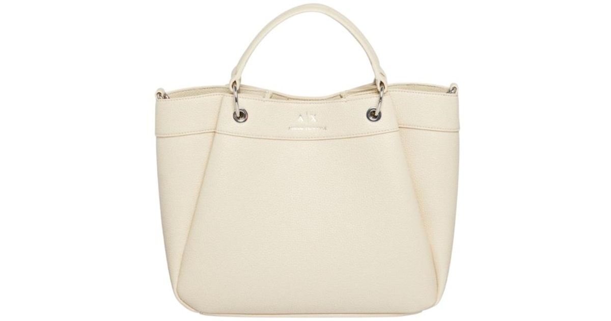 【関税&送料込】ARMANI EXCHANGE Bags White ARMANI EXCHANGE Bags in White | Lyst
