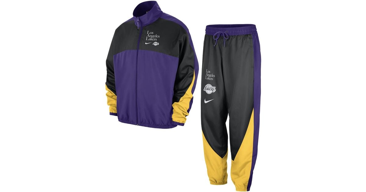 Nba Trainingsanzug Von Nike Nba Trainingsanzug Herren Lakers