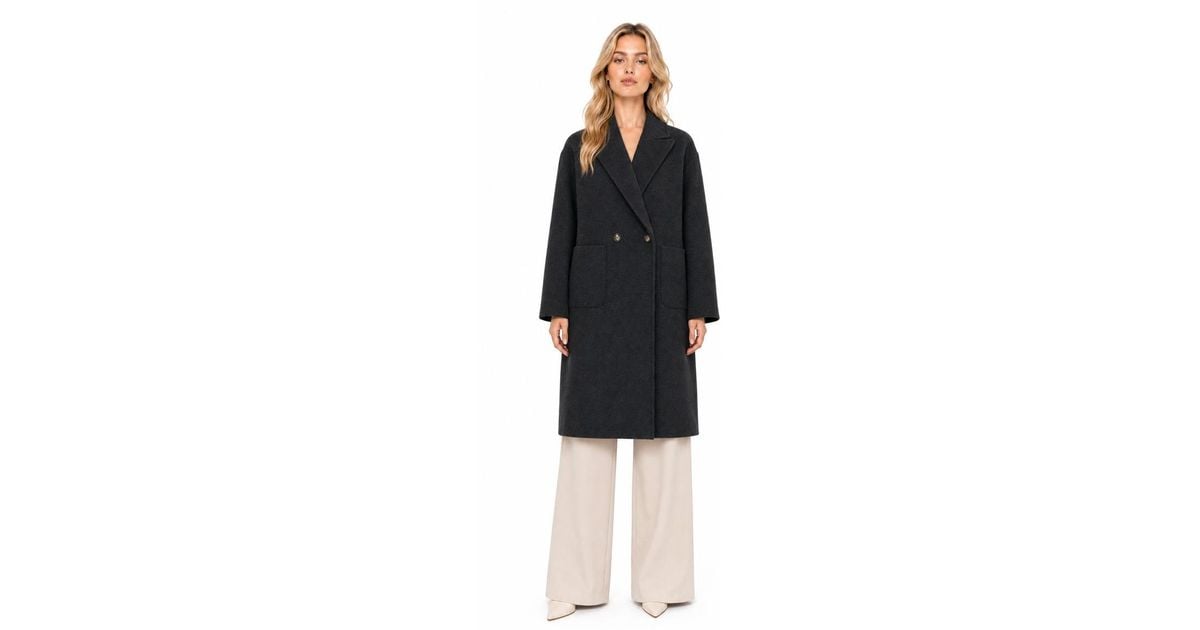 Manilla Colore Manila Grace Coats in Black | Lyst
