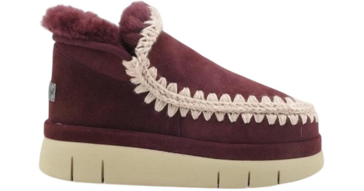 Mou Color Mou Boots in Purple | Lyst