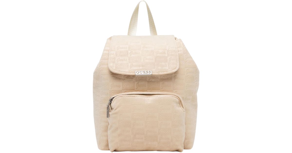 Guess Backpack in Natural | Lyst