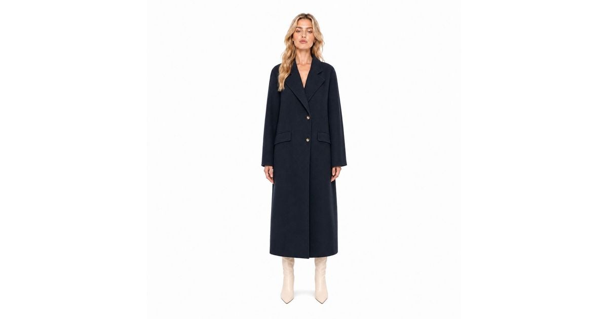 Manilla Colore Manila Grace Coats in Blue | Lyst