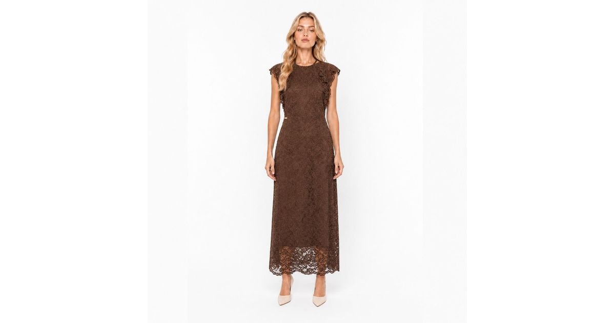 Manilla Colore Manila Grace Dresses in Brown | Lyst