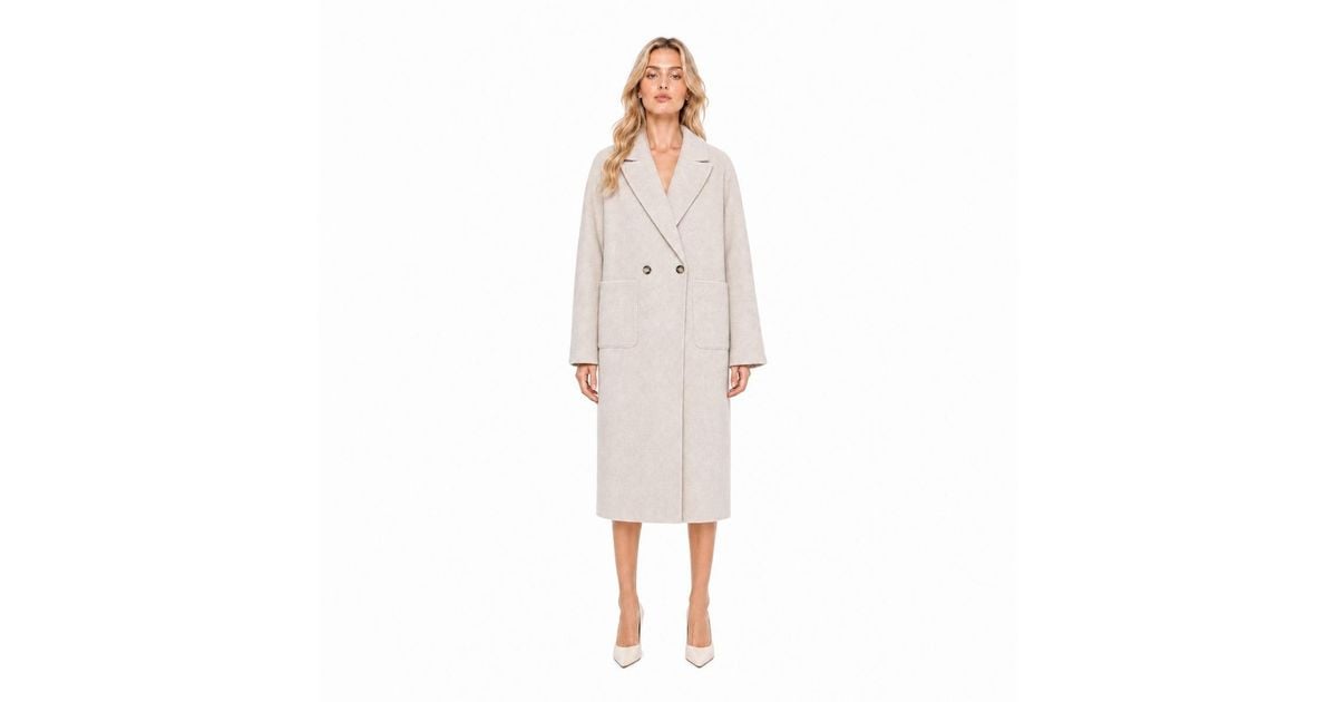 Manilla Colore Manila Grace Coats in White | Lyst