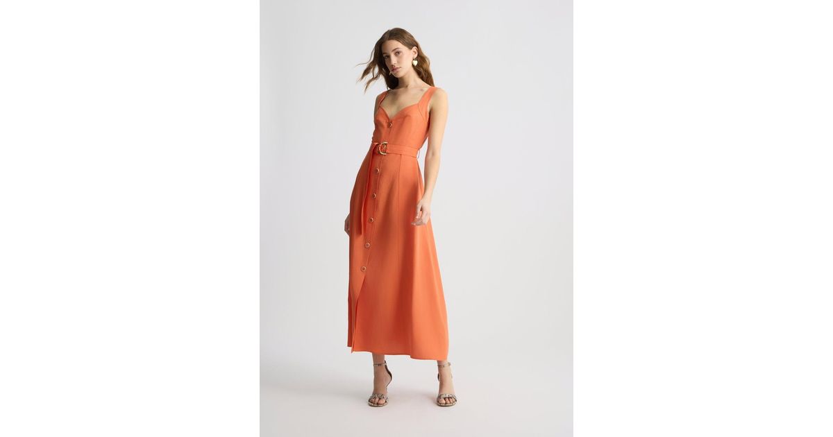ワンピース LIU JO Woman Dress Brick Red WA5312T4818 71446 LIU JO: Dress woman - Brick Red | Liu Jo dress WA5312T4818
