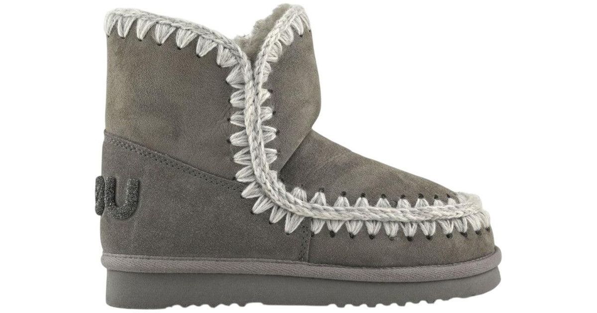 Mou Color Mou Boots in Gray | Lyst