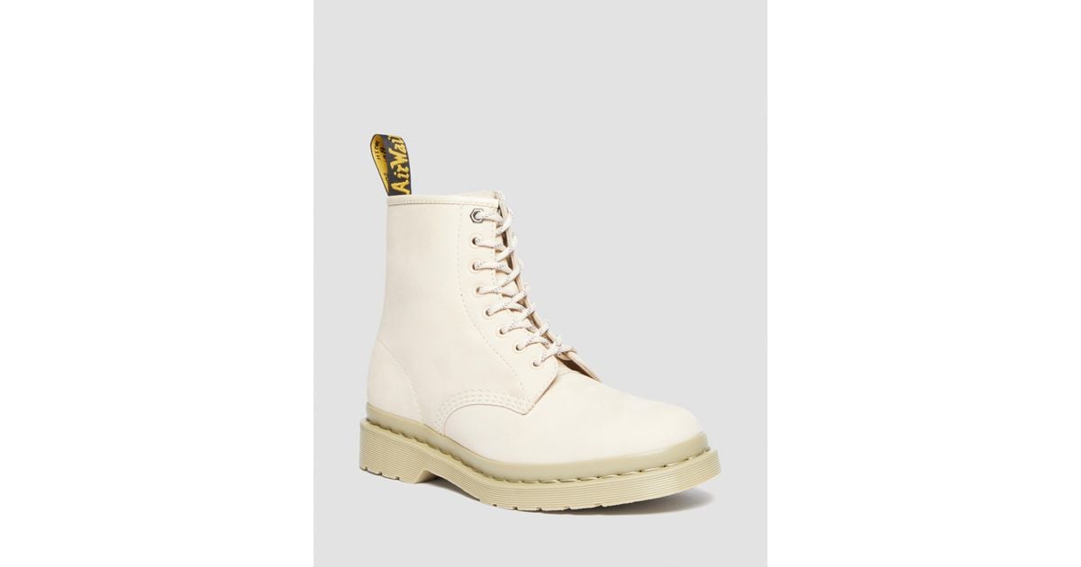 Dr. Martens 1460 Mono Milled Nubuck Leather Lace Up Boots in Natural Lyst UK Dr. Martens 1460 Mono Milled Nubuck Leather Lace Up Boots in Natural Lyst UK