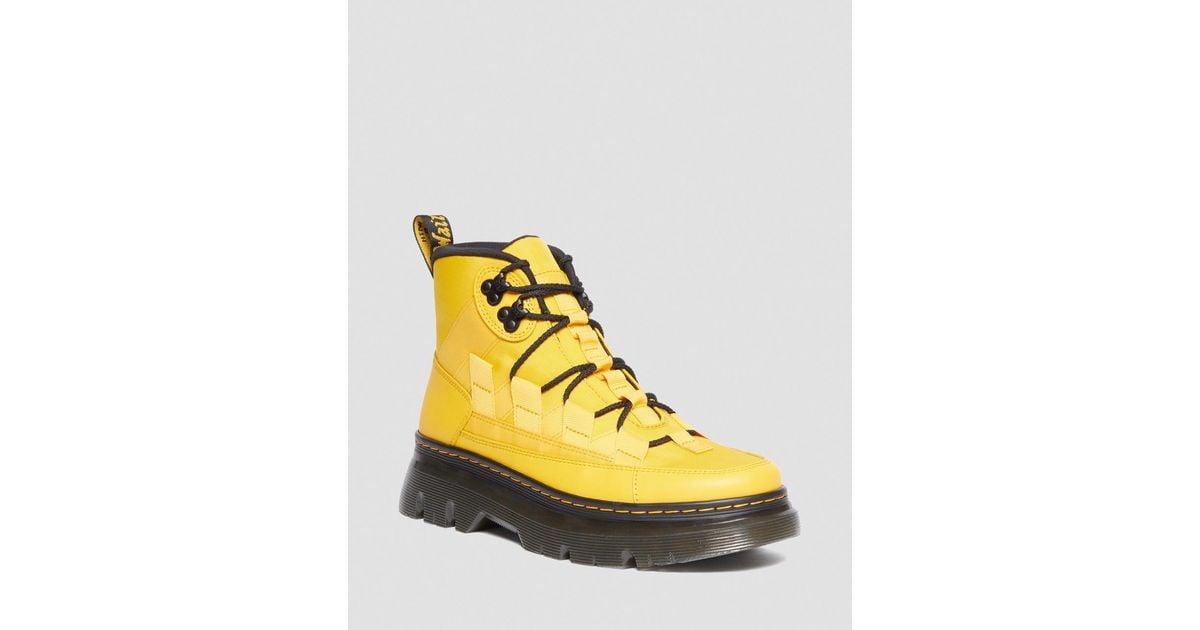 Doc Martens Boury Nylon and leather casual boots ? Amazon.com | Dr. Martens Boury Unisex Leather Boots – Full  main image 2