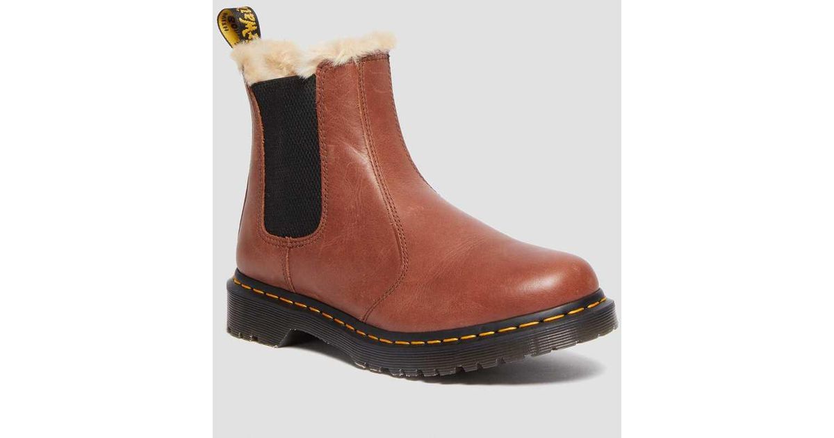 Dr martens leonore brown online