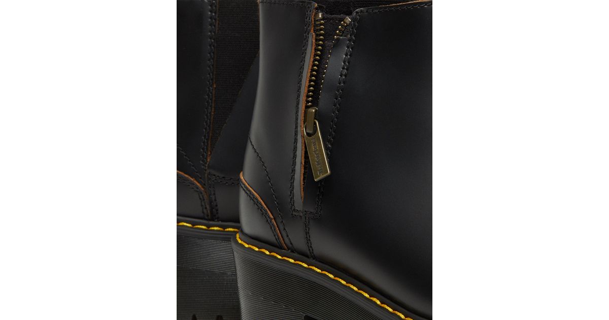 Dr. Martens Rometty Ii Vintage Smooth Leather Chelsea Boots in Black - Lyst