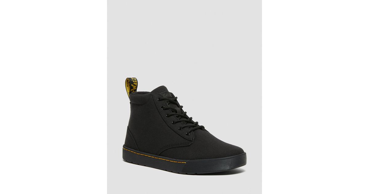 Dr. Martens Cairo Canvas Chukka Boots in Black for Men | Lyst