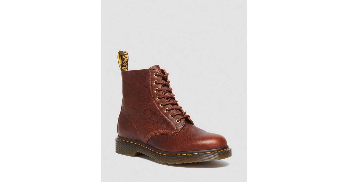 Boot Tan Dr Martens 1460 Pascal Eye Boot Ambassador Cashew