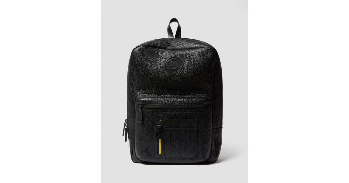 dr martens milled nappa soft leather backpack