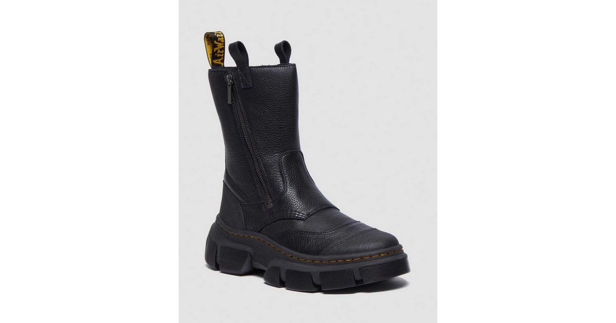 Dr. Martens Dmxl Rigger Leather Boots in Black | Lyst