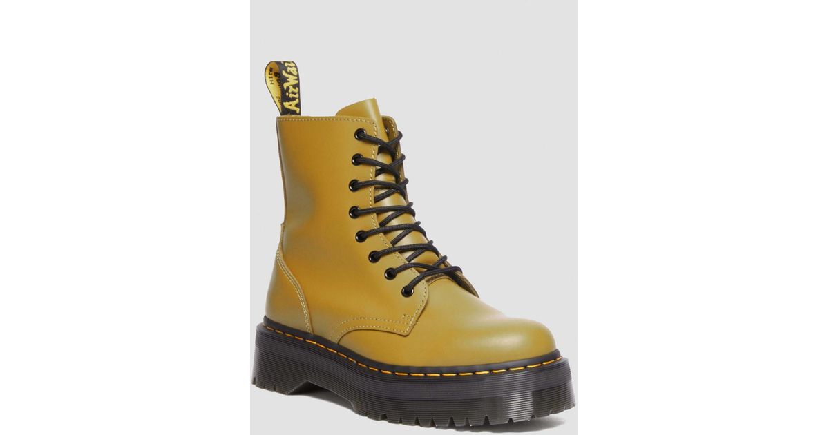 jadon smooth leather platform boots dr martens