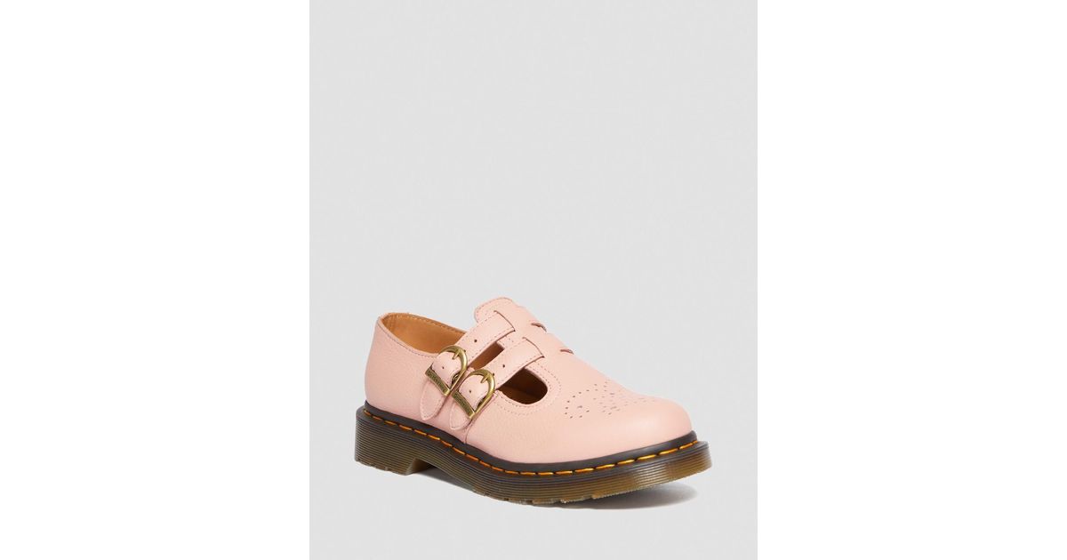Dr. Martens Soft Leather 8065 Virginia Mary Jane Shoes in