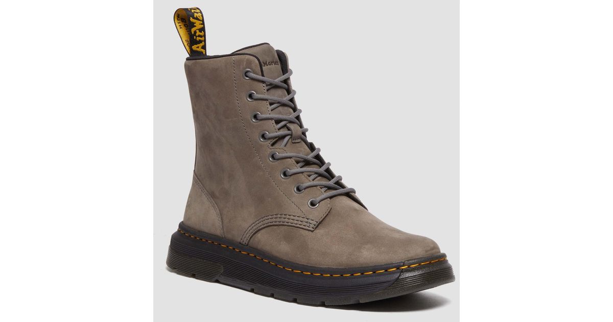 Dr. Martens Crewson Leather Lace Up Boots in Brown for Men | Lyst UK