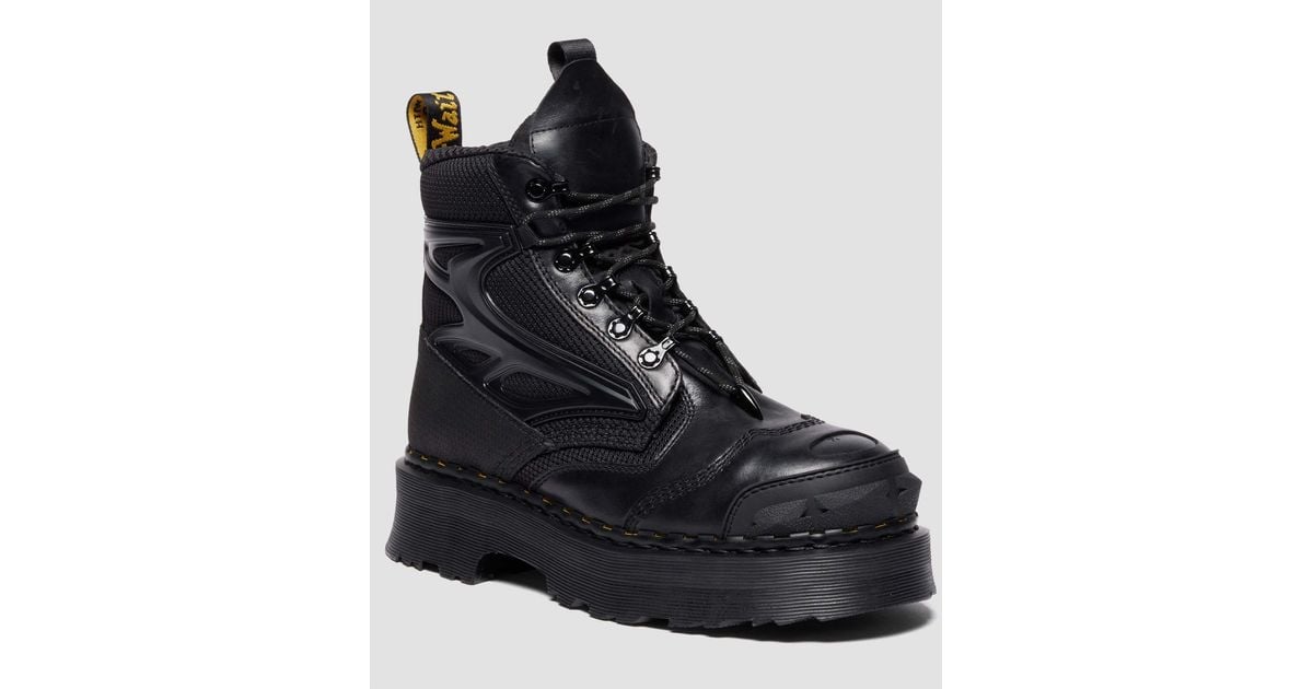 Dr. Martens Exoshield Xx01 Steel Toe Leather Boots in Black | Lyst