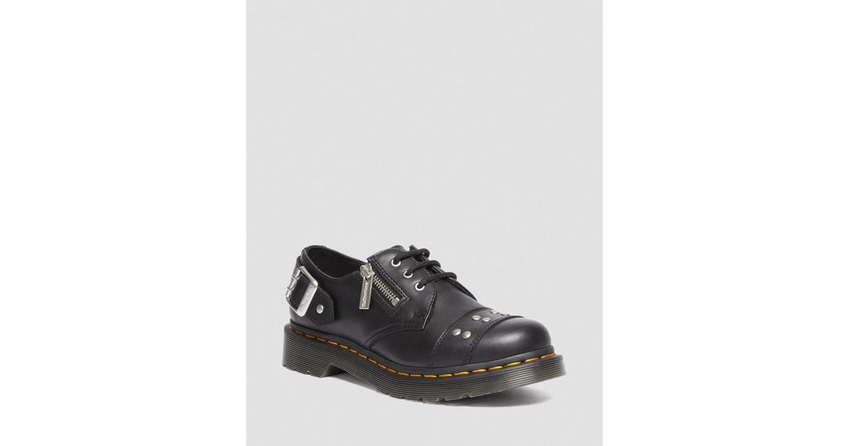 Dr martens 1461 black cheap nappa