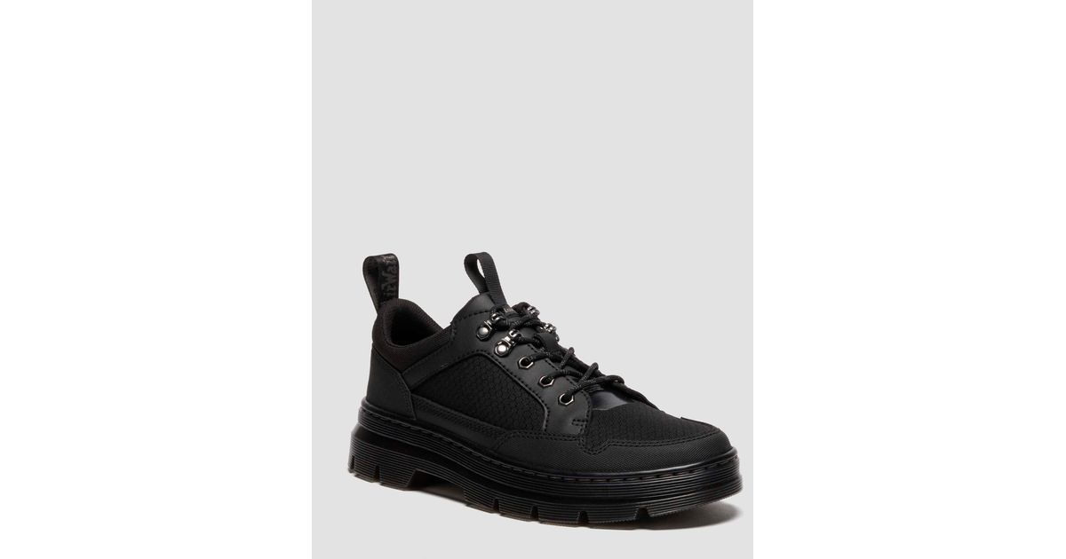 Dr. Martens Reeder Mk.02 Canvas & Leather Utility Shoes in Black