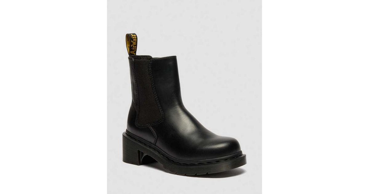 Dr. Martens Alderstone Orleans Leather Chelsea Boots in Black | Lyst