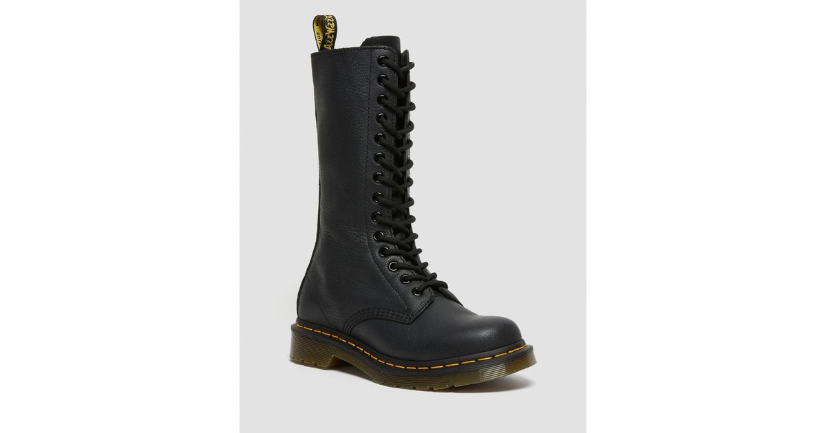 Dr. Martens 1b99 Virginia Leather High Boots in Black | Lyst UK