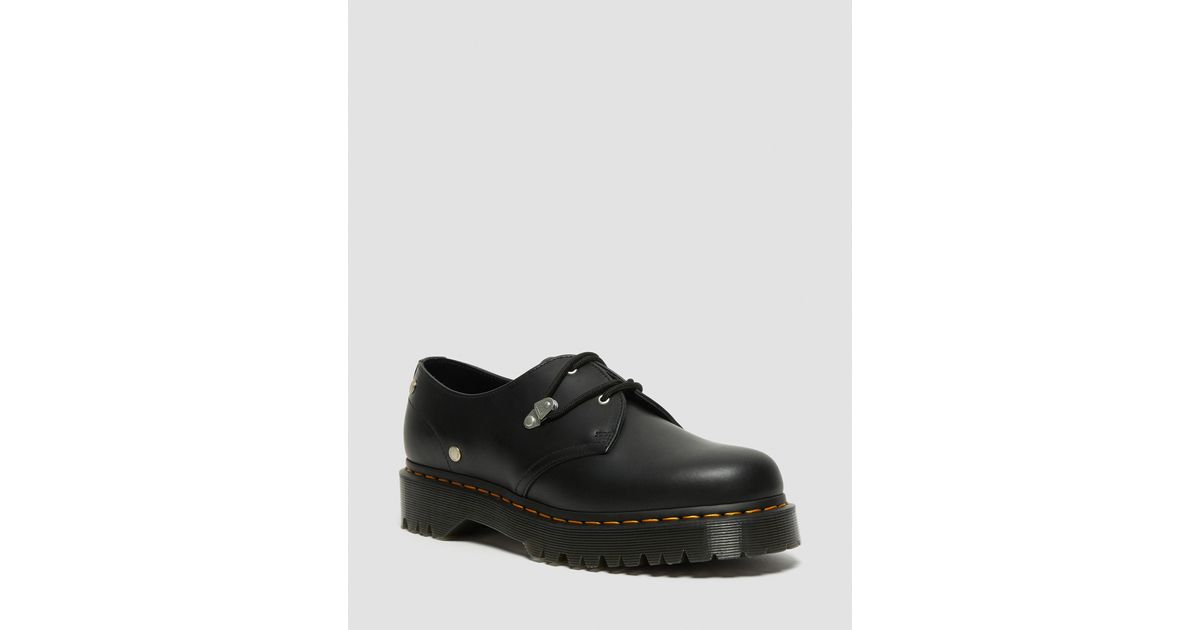 Dr. Martens 1461 Bex Stud Leather Shoes in Black | Lyst