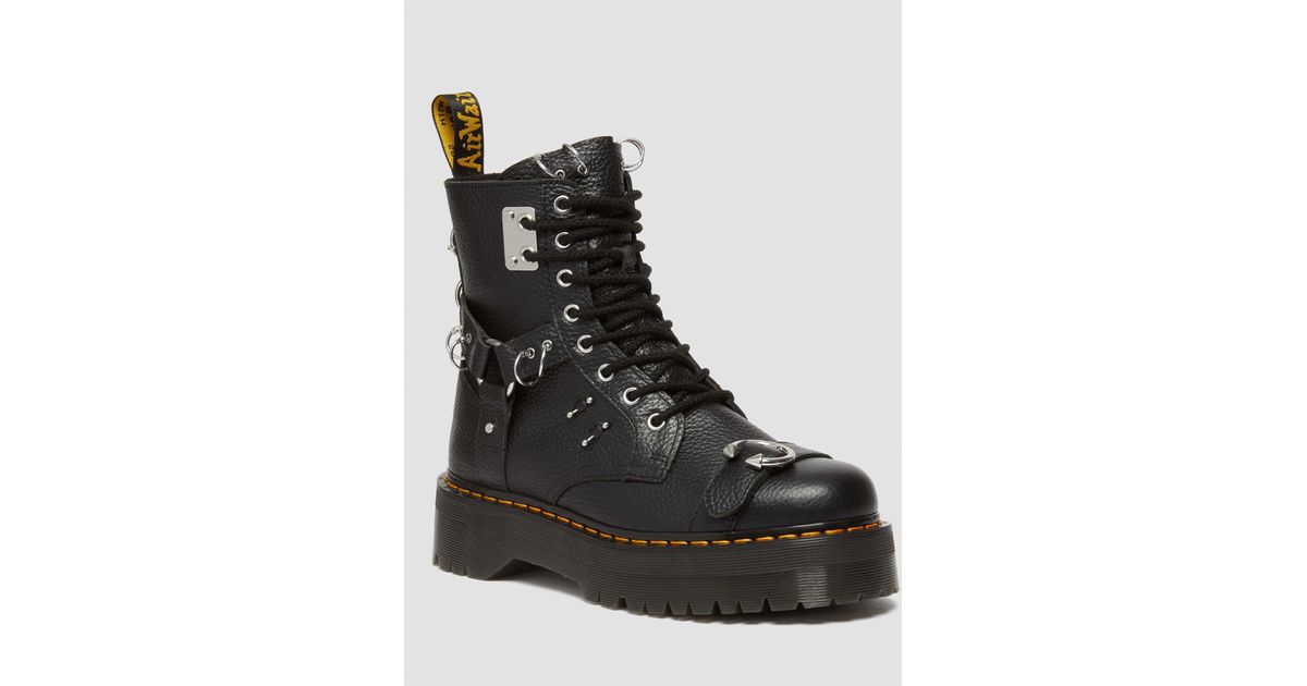 ★在庫確認★Dr. Martens Jadon Boot Piercing Milled Platforms Dr. Martens Jadon Piercing Milled Leather Platform Boot