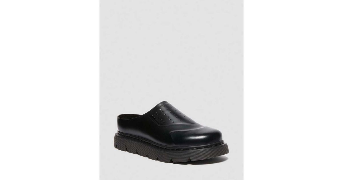 Dr. Martens Vent Xx02 Leather Mules Shoes in Black for Men