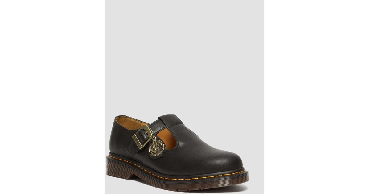 Regency Leather Mary Janes T Bar Doc Martens Martens Black Selling