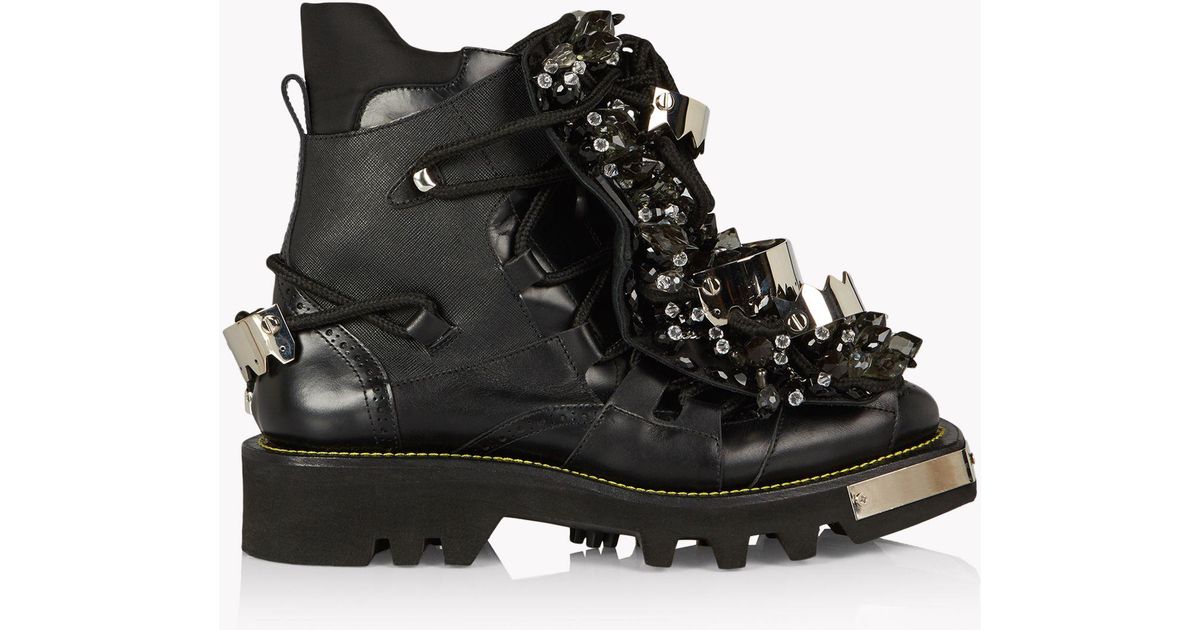 dsquared combat boots