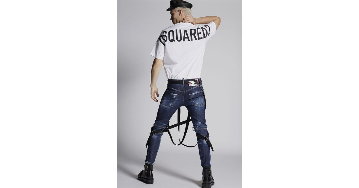 dsquared military jean