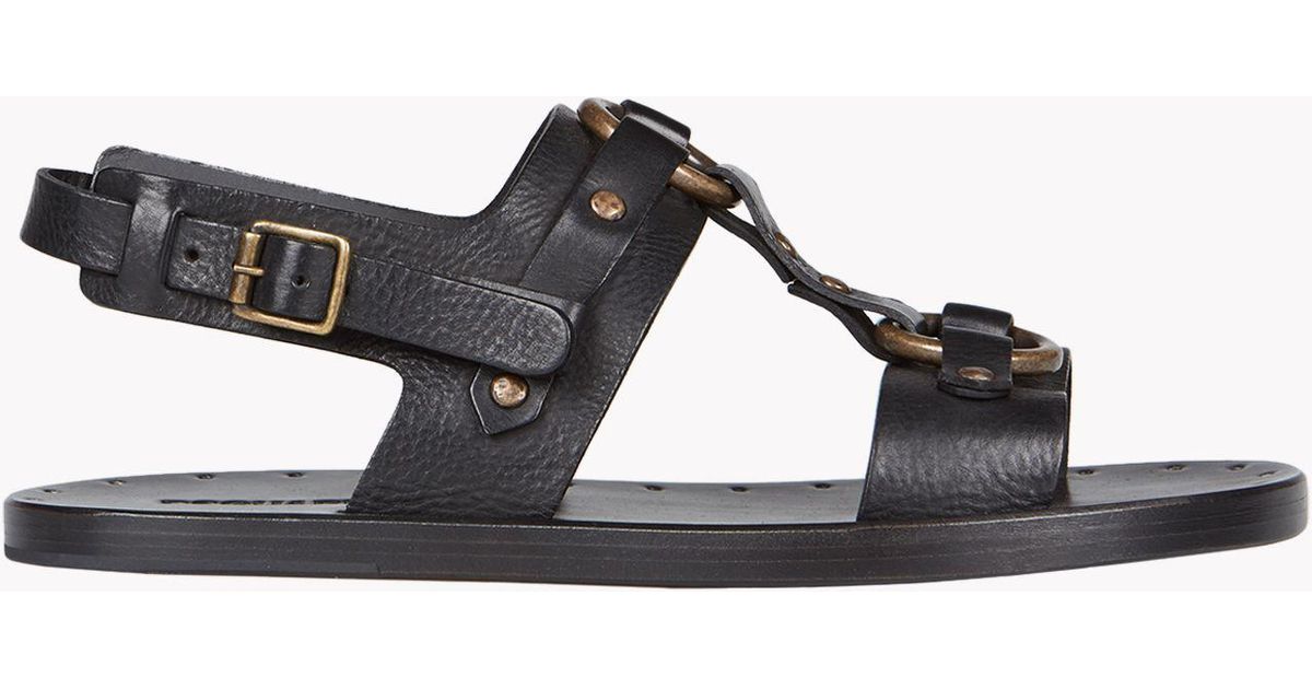 Lyst - DSquaredÂ² Moses Sandals in Black for Men