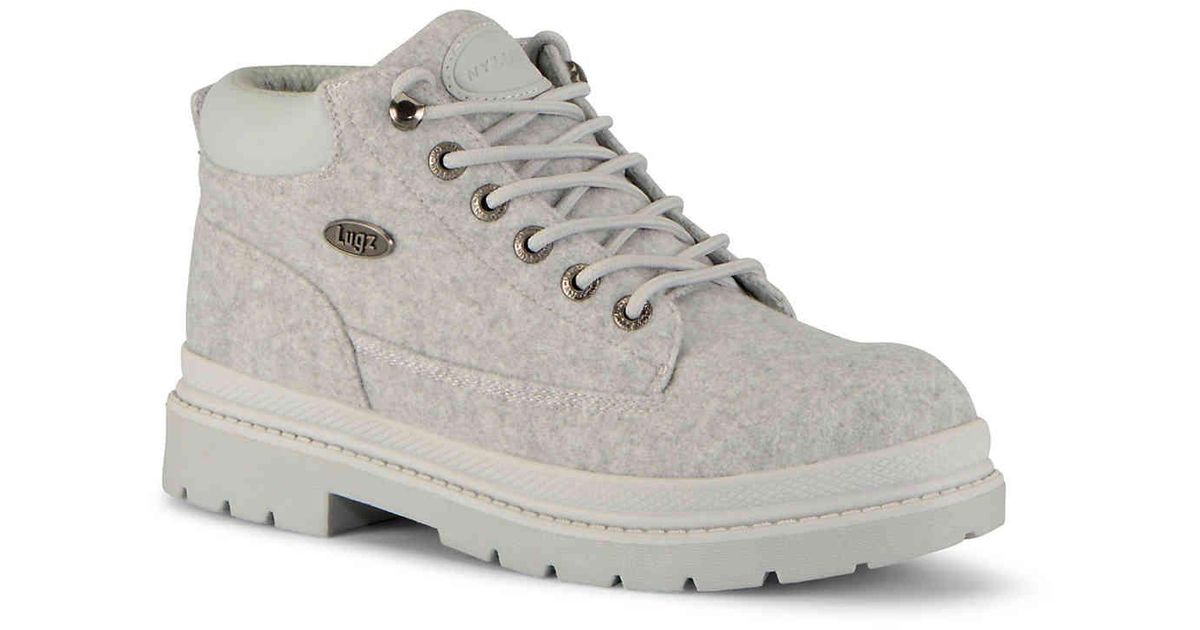 white lugz boots