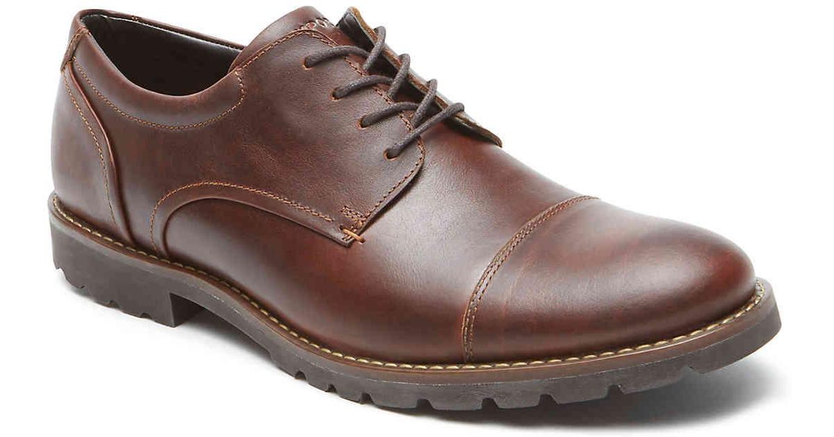 rockport channer cap toe oxford