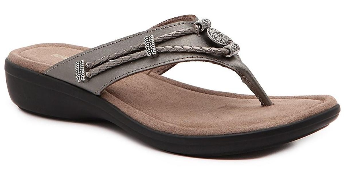 minnetonka silverbay wedge sandal