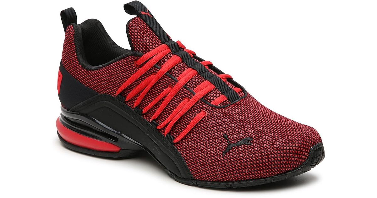 PUMA Axelion Wide Running Shoes in Red for Men Lyst