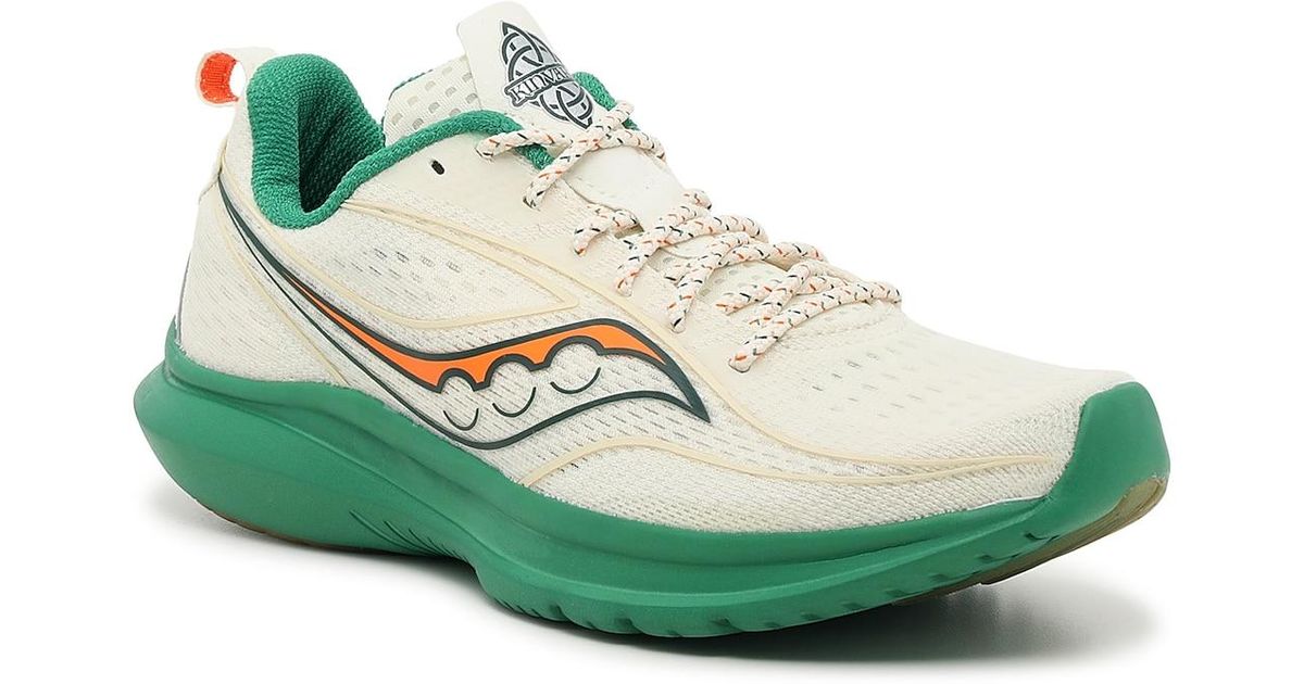 Saucony Kinvara 13 Running Shoe in Green Lyst