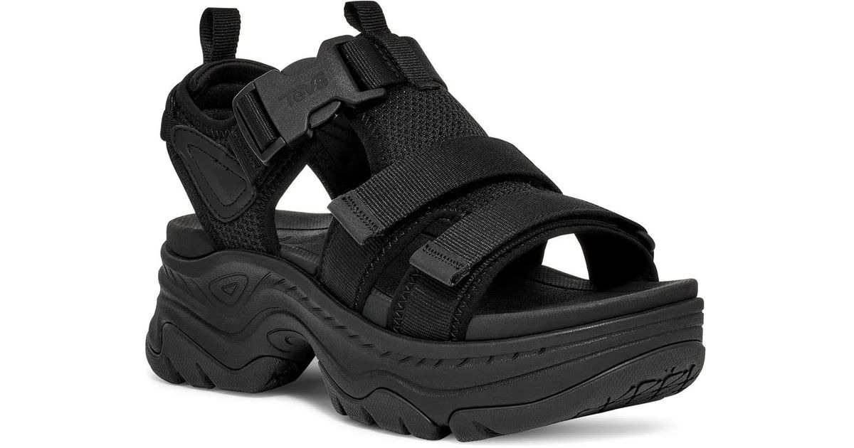 Teva Hurricane Ampsole Gaila Platform Sandal in Black | Lyst