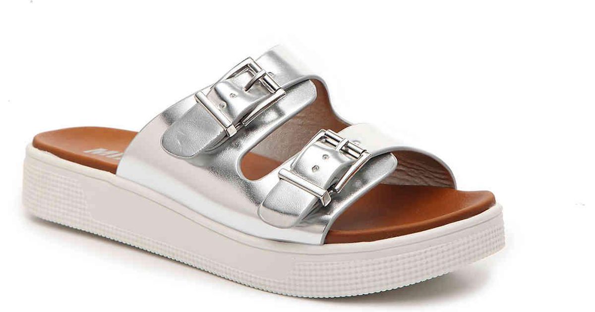 mia jessabelle platform slide sandal