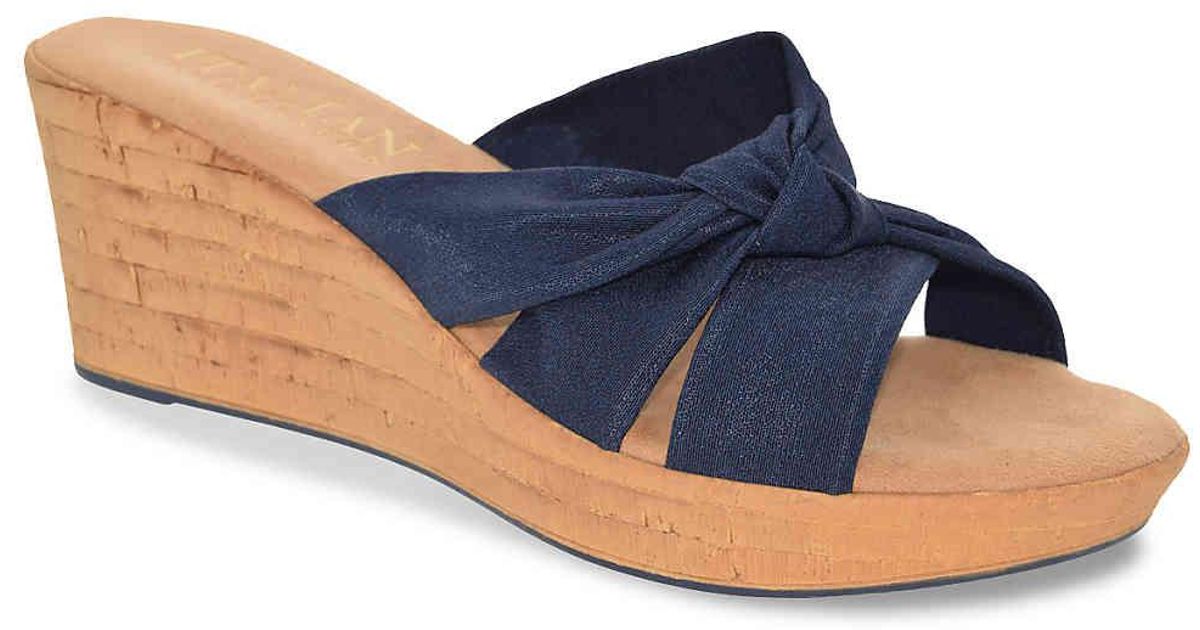italian shoemakers panache wedge sandal