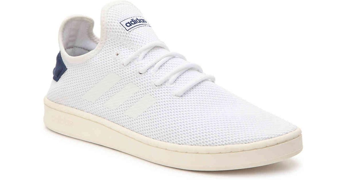 adidas Court Adapt Sneaker in White/Navy (White) for Men - Lyst