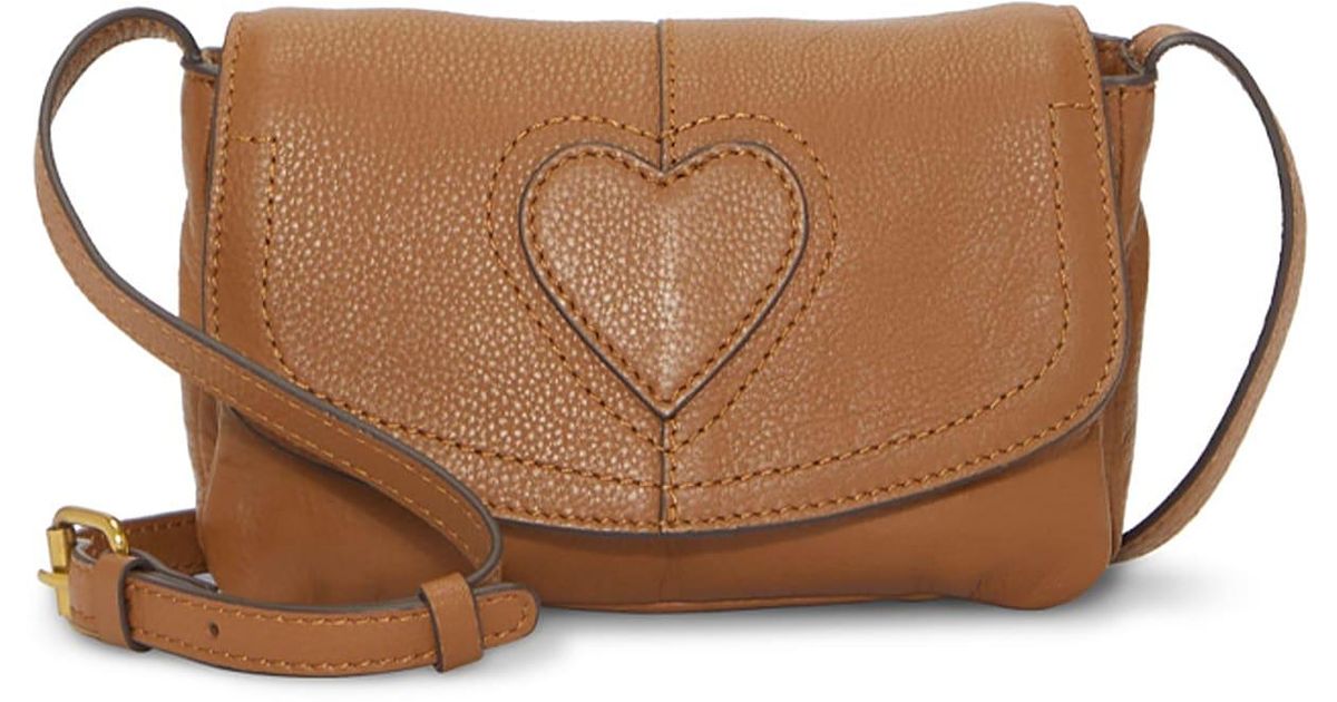 Lucky Brand Lyia Leather Crossbody Bag in Brown Lyst